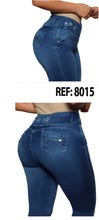 Load image into Gallery viewer, 8015 Jean's Colombianos Cintura Alta levanta cola butt lifter high waist flared tummy control