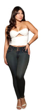 Load image into Gallery viewer, 8017 Jean's Colombianos Cintura Alta levanta cola butt lifter high waist tummy control