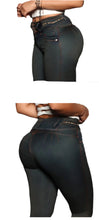 Load image into Gallery viewer, 8017 Jean's Colombianos Cintura Alta levanta cola butt lifter high waist tummy control