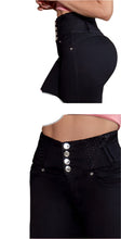 Load image into Gallery viewer, 8101 Jean's Colombianos Cintura Alta levanta cola butt lifter high waist tummy control
