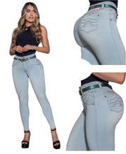 Load image into Gallery viewer, 8119 Jean's Colombianos Cintura Alta levanta cola butt lifter high waist tummy control