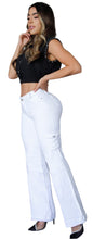 Load image into Gallery viewer, 8201 Flared Jean's Colombianos Cintura Alta levanta cola butt lifter high waist tummy control