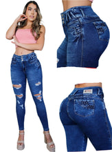 Load image into Gallery viewer, 8211 Jean's Colombianos Cintura Alta levanta cola butt lifter high waist tummy control push up effect skinny