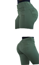 Load image into Gallery viewer, 8214 Jean's Colombianos Cintura Alta levanta cola butt lifter high waist tummy control push up effect skinny