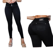 Load image into Gallery viewer, 8215 Jean's Colombianos Cintura Alta levanta cola butt lifter high waist tummy control skinny