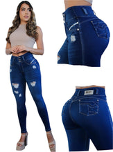 Load image into Gallery viewer, 8220 Jean's Colombianos Cintura Alta levanta cola butt lifter high waist tummy control push up effect skinny