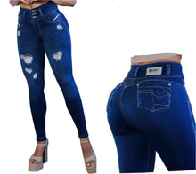 Load image into Gallery viewer, 8220 Jean's Colombianos Cintura Alta levanta cola butt lifter high waist tummy control push up effect skinny