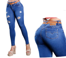 Load image into Gallery viewer, Colombian Jeans 8447 Bon Bon up butt lifter high waist tummy control push up effect skinny