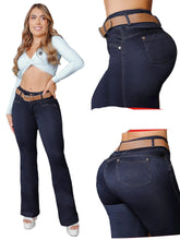 Load image into Gallery viewer, Colombian Jeans Bon Bon up flared 8603 butt lifter high waist tummy control push up