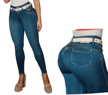 Load image into Gallery viewer, Colombian Jeans BonBonup 8607 butt lifter high waist tummy control push up effect skinny