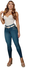 Load image into Gallery viewer, Colombian Jeans BonBonup 8607 butt lifter high waist tummy control push up effect skinny
