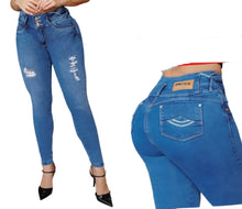 Load image into Gallery viewer, Colombian Jeans BonBonup 8609 butt lifter high waist tummy control push up effect skinny