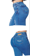 Load image into Gallery viewer, Colombian Jeans BonBonup 8609 butt lifter high waist tummy control push up effect skinny