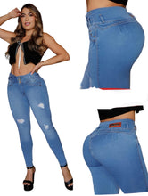 Load image into Gallery viewer, Colombian Jeans BonBonup 8614 butt lifter high waist tummy control push up effect skinny