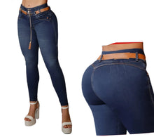 Load image into Gallery viewer, Colombian Jeans BonBonup 8615 butt lifter high waist tummy control push up effect skinny