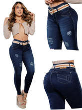 Load image into Gallery viewer, Colombian Jeans Bon Bon up 8721 butt lifter high waist tummy control push up effect skinny