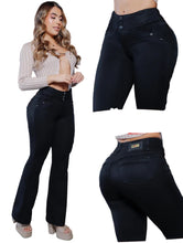 Load image into Gallery viewer, Colombian Flared Jeans Bon Bon up 8722 butt lifter high waist tummy control push up effect