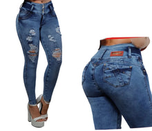 Load image into Gallery viewer, Colombian Jeans Bon Bon up 8726 butt lifter high waist tummy control push up effect skinny