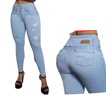 Load image into Gallery viewer, Colombian Jeans Bon Bon up 8802 butt lifter high waist tummy control push up effect skinny