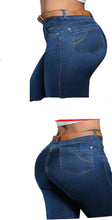 Load image into Gallery viewer, Colombian Flared Jeans Bon Bon up 8805 butt lifter high waist tummy control push up effect