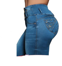 Load image into Gallery viewer, Colombian Jeans Bon Bon up 8808 butt lifter high waist tummy control push up effect skinny (Copy)