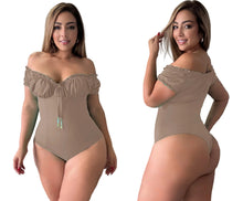 Load image into Gallery viewer, Colombian Bodysuits top tummy control thong pantyblusa 4720