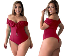 Load image into Gallery viewer, Colombian Bodysuits top tummy control thong pantyblusa 4720
