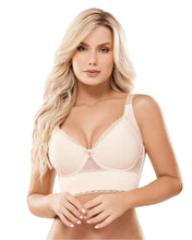 Load image into Gallery viewer, EXTRA FIRM HIGH COMPRESSION FULL CUP PUSH UP BRA BACK SUPPORT 652
