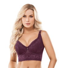 Load image into Gallery viewer, EXTRA FIRM HIGH COMPRESSION FULL CUP PUSH UP BRA BACK SUPPORT 652