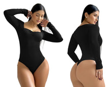 Load image into Gallery viewer, 1620 Top Bodysuits Tummy control medium compression Body's con faja de mediana compresion
