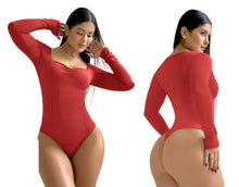 Load image into Gallery viewer, 1620 Top Bodysuits Tummy control medium compression Body's con faja de mediana compresion