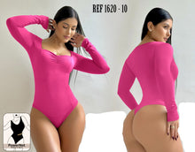 Load image into Gallery viewer, 1620 Top Bodysuits Tummy control medium compression Body's con faja de mediana compresion