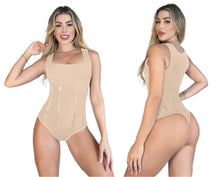 Load image into Gallery viewer, 5056 Bodysuits tummy control compression top Body's con faja de mediana compresion Pantyblusa