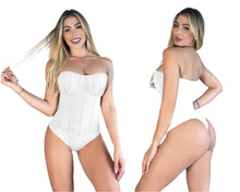 Load image into Gallery viewer, 4953 Strapless top Bodysuits control Body's con faja de mediana compresion Pantyblusa