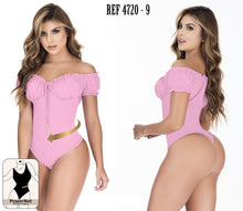 Load image into Gallery viewer, Colombian Bodysuits top tummy control thong pantyblusa 4720