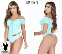 Load image into Gallery viewer, 4720 Bodysuits tummy control body shaper thong pantyblusa