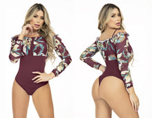 Load image into Gallery viewer, 4323 Top Bodysuits Tummy control medium compression Body's con faja de mediana compresion