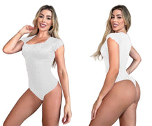 Load image into Gallery viewer, Top Lace shaping Bodysuits Tummy control medium compression Body's con faja de mediana compresion 5039