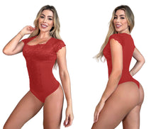 Load image into Gallery viewer, Top Lace shaping Bodysuits Tummy control medium compression Body's con faja de mediana compresion 5039