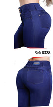 Load image into Gallery viewer, Colombian Flared Jean's Bon Bon Up 8328 butt lifter high waist tummy control