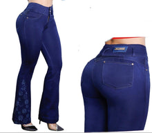 Load image into Gallery viewer, Colombian Flared Jean's Bon Bon Up 8328 butt lifter high waist tummy control