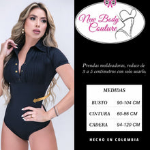 Load image into Gallery viewer, Top Lace shaping Bodysuits Tummy control medium compression Body's con faja de mediana compresion 5039