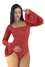 Load image into Gallery viewer, Top Bodysuits 5040 compression Bodys con faja Colombiana de mediana compresion Pantyblusa