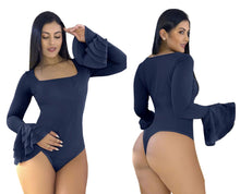 Load image into Gallery viewer, Top Bodysuits 5040 compression Bodys con faja Colombiana de mediana compresion Pantyblusa