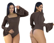 Load image into Gallery viewer, Top Bodysuits 5040 compression Bodys con faja Colombiana de mediana compresion Pantyblusa