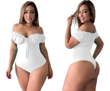 Load image into Gallery viewer, Colombian Bodysuits top tummy control thong pantyblusa 4720