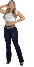 Load image into Gallery viewer, Colombian Flared Jean's Bon Bon up 8503 butt lifter high waist tummy control push up