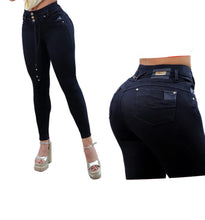 Load image into Gallery viewer, Colombian Jeans BonBonup 8501 butt lifter high waist tummy control push up effect skinny