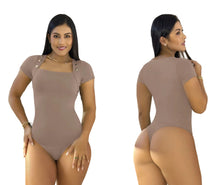 Load image into Gallery viewer, Colombian top bodysuit tummy control thong pantyblusa 1632