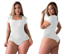 Load image into Gallery viewer, Colombian top bodysuit tummy control thong pantyblusa 1632